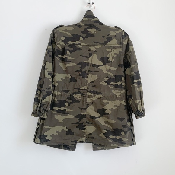 Banana Republic Oversized Camo Military Army Jacket Small - Picture 15 of 15